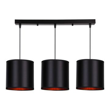 Lustră neagră 20x72 cm Candida – Candellux Lighting