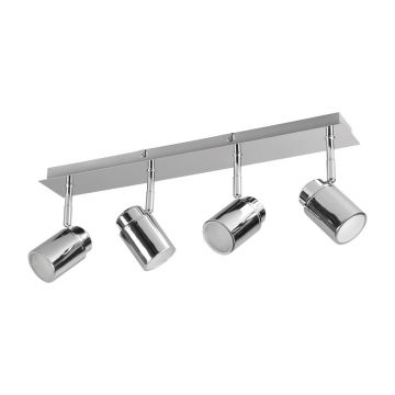 Spot argintiu lucios din metal 19x52 cm Angelo âTrio