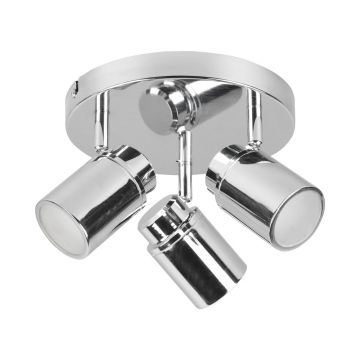 Spot argintiu lucios din metal Angelo âu0080Trio