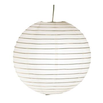 Abajur alb ø 40 cm Paper – Trio