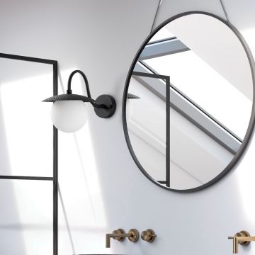 Aplica de perete, Opviq, 521SHN3677, Negru