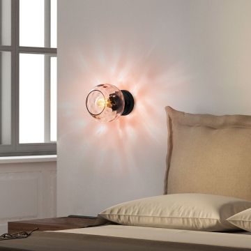 Aplica de perete, Opviq, 521SHN3692, Roz/Negru