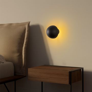 Aplica de perete, Opviq, 942FLG2218, Negru