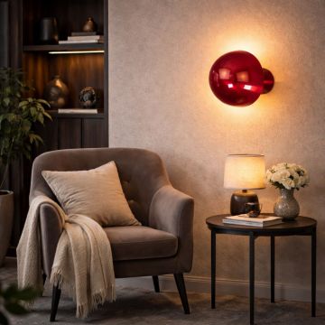 Aplica de perete, Opviq, 942FLG2225, Claret