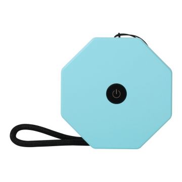 Decorațiune luminoasă albă/turcoaz portabilă cu USB ø 8 cm Twist – Gingko