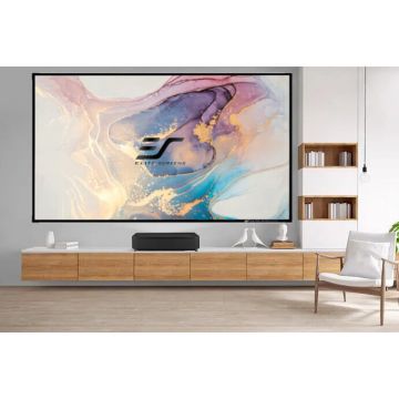 Epson Pachet proiectie cu videoproiector UST Epson EH-LS800B, Android TV, 4000 Lumeni, Ecran Elitescreens AR100H