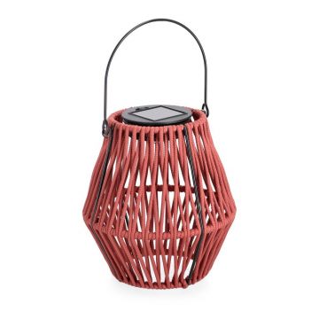 Felinar cu LED roșu solar (înălțime 17 cm) Juny – Yes Everyday
