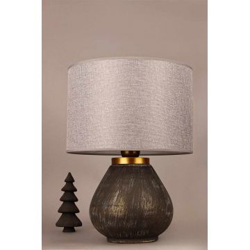Lampa de masa, L'essentiel Maison, 687HMY2551, Gri închis