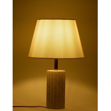 Lampa de masa, Opviq, 377KLT1117, Crem / Aur