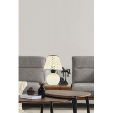 Lampa de masa, Opviq, 433NUV1505, Alb