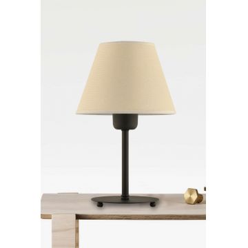 Lampa de masa, Opviq, 433NUV1526, Crem/Negru