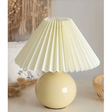 Lampa de masa, Opviq, 751ARL1128, Metal, Crem