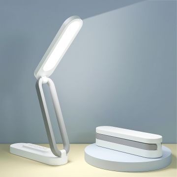 Lampa LED de Birou Elindor®, Pliabilă, 3 Moduri de Iluminare, Alb - Default Title