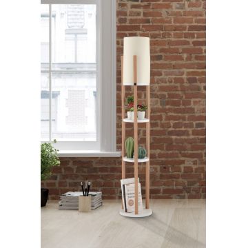 Lampadar, L'essentiel Maison, 390FLH2279, Alb / Natural