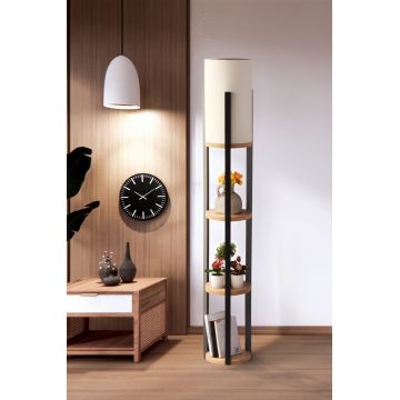 Lampadar, L'essentiel Maison, 390FLH2281, Natural/Negru