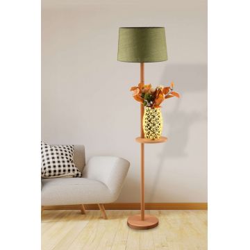 Lampadar, L'essentiel Maison, 433NUV1520, Verde / Stejar