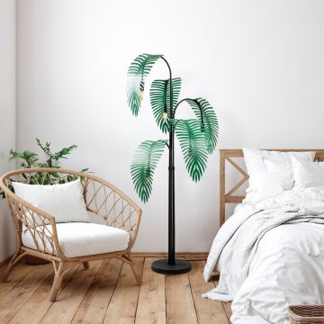 Lampadar, L'essentiel Maison, 521SHN2273, Negru/Verde