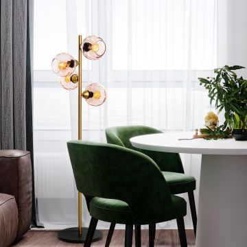 Lampadar, L'essentiel Maison, 521SHN3648, Roz/Auriu