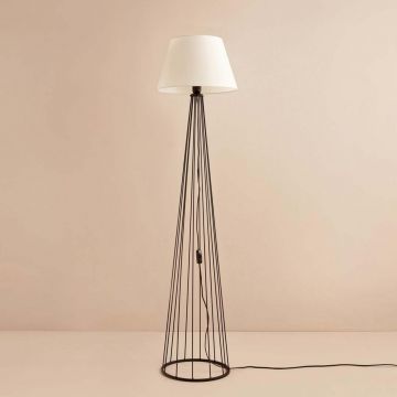 Lampadar, L'essentiel Maison, 780SGN3543, Alb/Negru