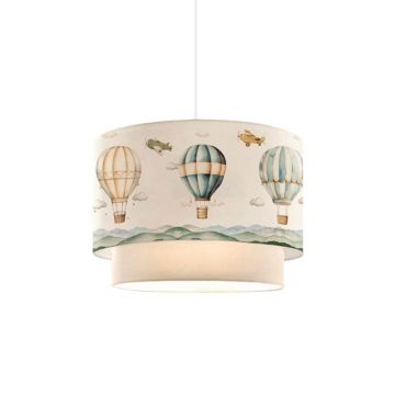 Lustră Balon, crem, 30x20 cm