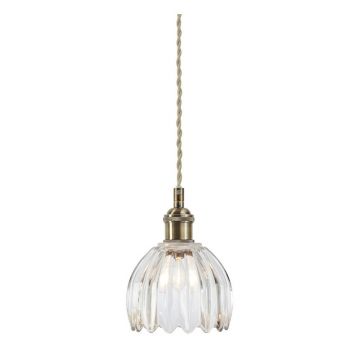 Lustră din metal cu abajur din sticlă ø 13 cm Gota – Markslöjd