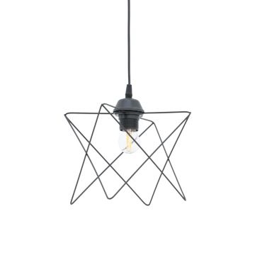 Lustră Langit, negru, 18x18x65 cm