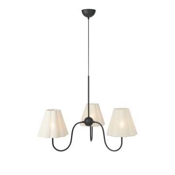 LustrÄbej din metal cu abajur textil Veya âu0080MarkslÃ¶jd