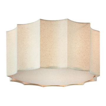 Plafonieră bej din metal cu abajur textil ø 35 cm Olea – Markslöjd