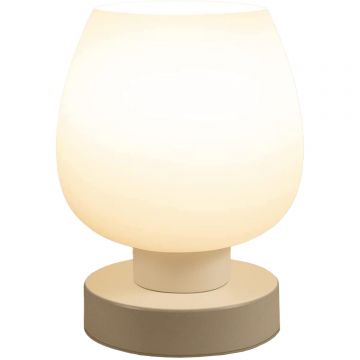 Veioza Dormitor si Birou, Design Modern Minimalist cu Bec LED de Lumina Calda Inclus, 3 Moduri de Functionare, Control prin Atingere - Default Title