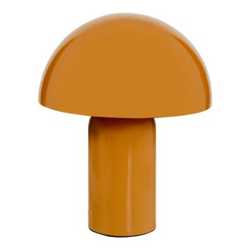 Veioza metal Mushi Galben 20x20x24.5 cm