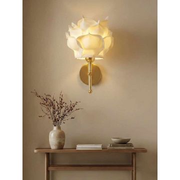 Aplica de perete, L'essentiel Maison, 627GNT1035, Crem / Auriu strălucitor