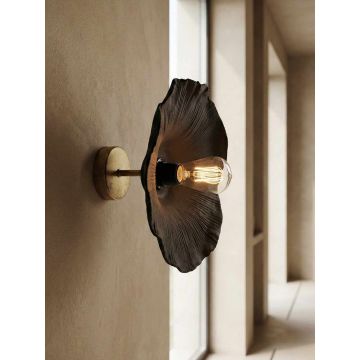 Aplica de perete, L'essentiel Maison, 627GNT1036, Negru / Auriu antic