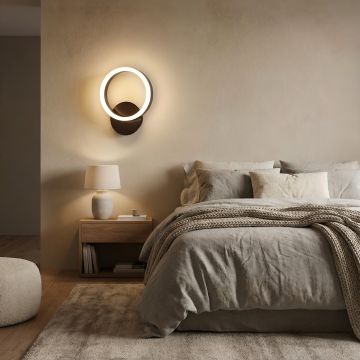 Aplica led perete cafeniu THEMIS 18W/1100LM 200mm - Default Title