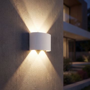 APLICA LED PERETE LUMARO 4W 400LM 3000K ALBA 120*78*40MM - Default Title