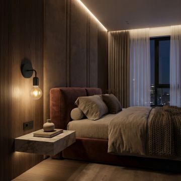 APLICA MOSSO NEGRU 1XE27 60W - Default Title