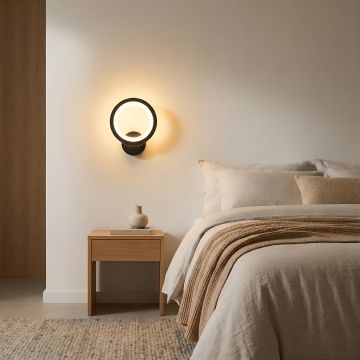 APLICA PERETE NEAGRA CYBELE AJUSTABILA 18W/1400LM - Default Title