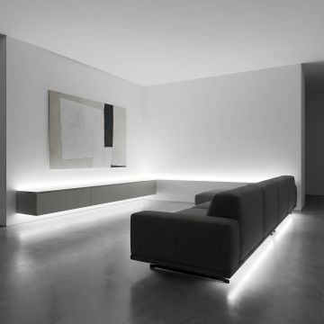 Banda LED COB 320LED/m 12W/m IP20 4000K 24V PCB 8mm - (5m/rola) - Default Title