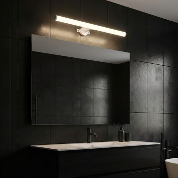 Corp LED baie alb, 6W, 6500K, lumina rece, cu protectie IP44, 400mm - Default Title