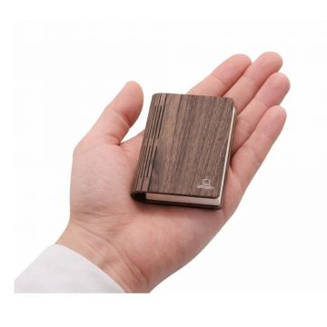 Decorațiune luminoasă în culoare naturală închisă portabilă cu USB BookLight – Gingko