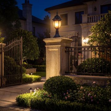 Felinar Cu Picior Negru 220V/60W/Ip43 - Default Title