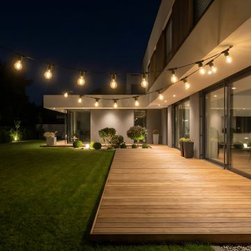 Ghirlanda luminoasa, 10m, interconectabil, E27, IP65, 10m (becuri incluse) - Default Title