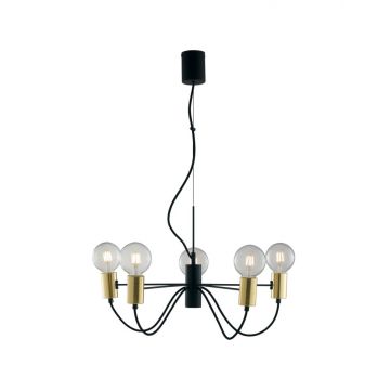 Lampa suspendata AXON 5 - Negru