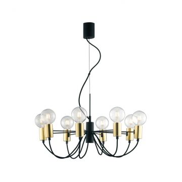 Lampa suspendata AXON 8 - Negru
