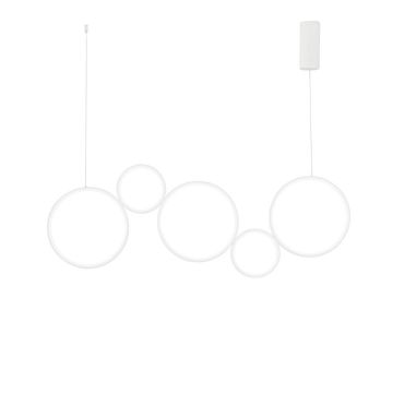 Lampa suspendata CCT FREDDY - Alb