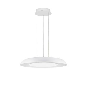 Lampa suspendata dimabila CCT EPOS - Alb / Ø 40cm