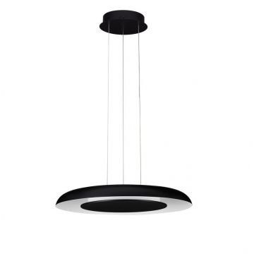 Lampa suspendata dimabila CCT EPOS - Negru / Ø 60cm