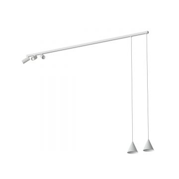 Lampa suspendata DOVEL LINE LONG - Alb