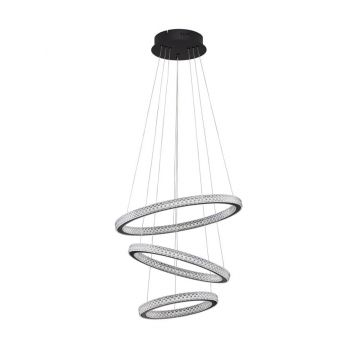 Lampa suspendata GINEVRA TRIO - Negru