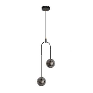 Lampa suspendata LAS DUO - Negru