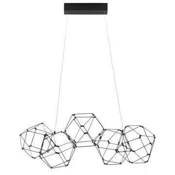 Lampa suspendata NEBULA 84CM - Negru